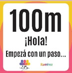 Cartel llegando a la vía aeróbica